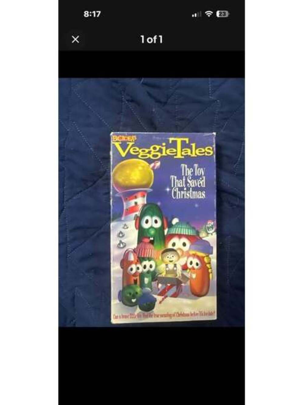 Big Idea's VeggieTales: The Toy That Saved Christmas VHS